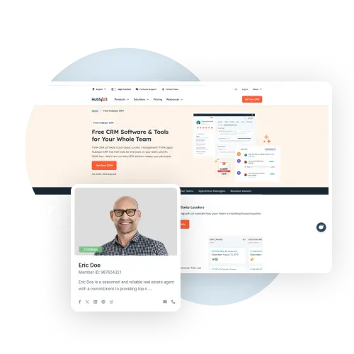 Connect HubSpot CRM to Your Website​