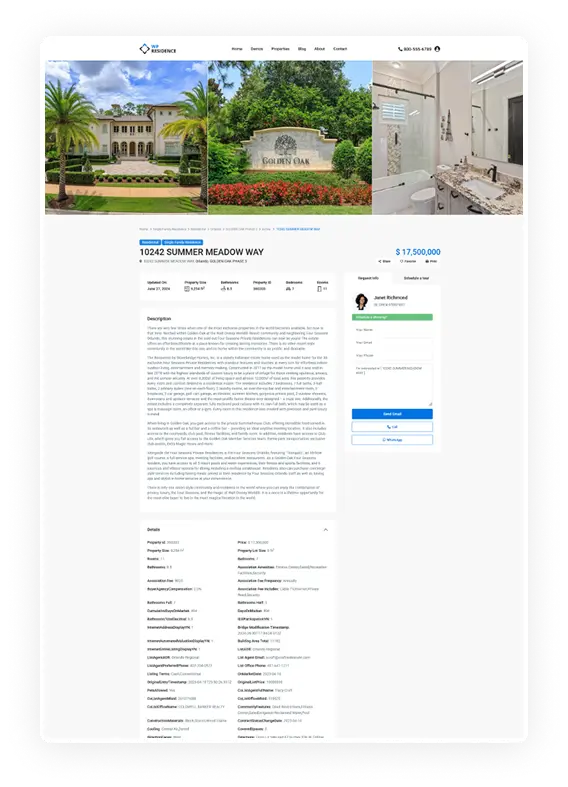 WpResidence- a Real Estate WordPress  Theme with  IDX Integration