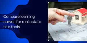Compare learning curves for real estate site tools