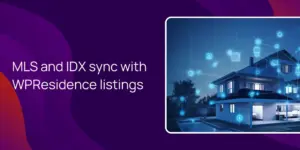 MLS and IDX sync with WPResidence listings
