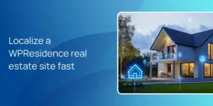 Localize a WPResidence real estate site fast