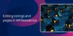 Editing listings and pages in WPResidence