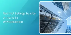 Restrict listings by city or niche in WPResidence