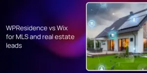 WPResidence vs Wix for MLS and real estate leads