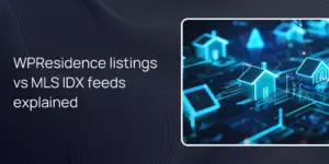WPResidence listings vs MLS IDX feeds explained
