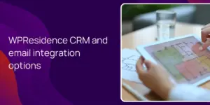 WPResidence CRM and email integration options