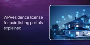 WPResidence license for paid listing portals explained