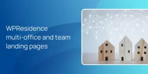 WPResidence multi-office and team landing pages