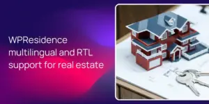 WPResidence multilingual and RTL support for real estate