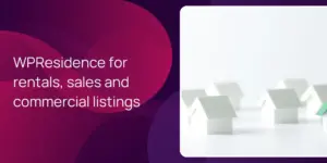 WPResidence for rentals, sales and commercial listings