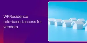 WPResidence role-based access for vendors