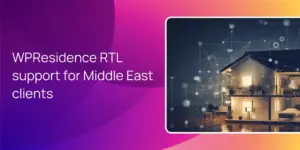 WPResidence RTL support for Middle East clients