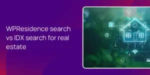 WPResidence search vs IDX search for real estate