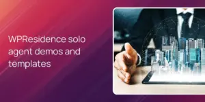 WPResidence solo agent demos and templates