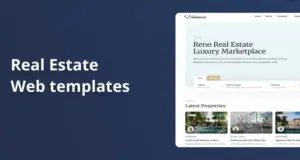 Real estate web templates