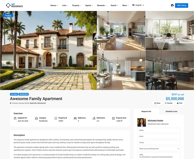 Screenshot 2026-05-23 at 10-24-26 Awesome Family Apartment – WPResidence Demo 1