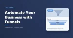 Automating a real estate business with funnels: funnel card