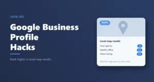 Google Business Profile hacks for real estate SEO: local map results card