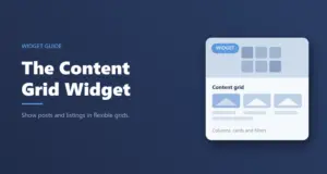WPResidence Content Grid widget: content grid card