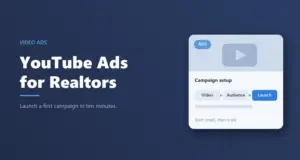 YouTube ads for realtors: campaign setup card
